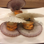 鮨　ほし野 - 焼き帆立貝