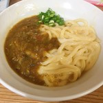 手打ちうどん ぶれーど・う - キーマカレー釜玉