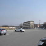松乃家 - 驚くほど広い駐車場