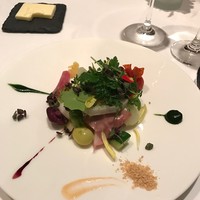 レストラン・モリエール - 軽く混ぜていただきます。