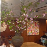 さかこし珈琲店 - この日のバージンガロさんは桜でした