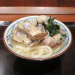 丸亀製麺 - あさりうどん並（590円）