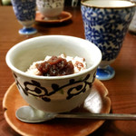 松乃寿司 - ▲小豆シャーベット、これもおいちー♪