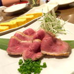日本蕎麦 かふう - ＊岩手鴨のロースト ねぎぞえ（¥1,200）