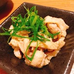 teientomoei - 鶏皮ポン酢（突き出し）
