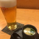 酒菜処 きっすい - 付き出しの茶碗蒸しが旨いんです♪