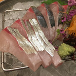 酒菜処 きっすい - 縞鯵のお造り