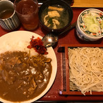 そば処 大むら - カレーもりセット900円