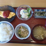 盛岡月が丘食堂 - 朝食セット（３５０円） 