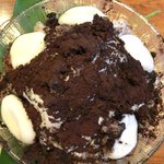 いちょうの木 - 白玉、ベイリーズ、ブラックココア、ラムレーズンペースト、あんず、カルバドス、だだちゃ豆入りずんだあん、寒天の8種盛り 900円