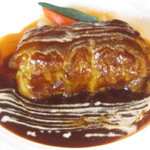 デミグラスソースのロールキャベツ