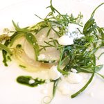 ラ・リューン - メニューＡ 3024円 の今治の藤本さんの旬のイカと姫大根 フレッシュベルベーヌ