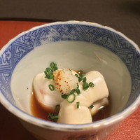 御料理 寺沢 - ショウサイフグの白子 ポン酢