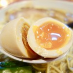 麺処 懐や - ［2017/02］醤油・細麺(680円)＋味玉(100円)＋大盛(100円)