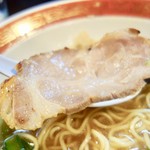 麺処 懐や - ［2017/02］醤油・細麺(680円)＋味玉(100円)＋大盛(100円)