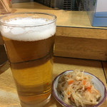 ひな鳥 - 生ビール ＆ お通し