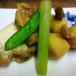 大甚 - 厚揚げと慈姑の煮物