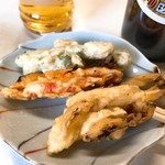 昭和食堂 - 野菜天の突き出し