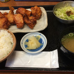 Tachinomidokoro Heso - 鶏のから揚げ定食