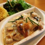 レスフェル - 舌平目の蒸し焼き　きのことれんこんのクリームソース