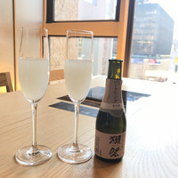 瓢嘻 新橋店 - 獺祭スパークリング