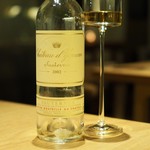 RESTAURANT hidamarino - 白デザート：Ch. d'Yquem2002/仏