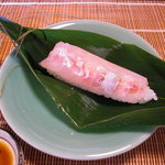 千松しま - 粽の中身は…【ぐじ(甘鯛)の寿司】絶品でした。