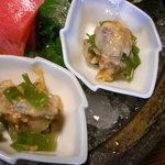 千松しま - 鯊のぬた(アップ)。