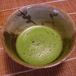 千松しま - 抹茶を戴き御馳走さまでした。