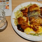 広島風お好み焼き れもん - 明太チーズ（そば）：950円
