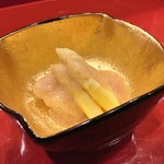 Gion Yamaoka - ホワイトアスパラ 玉ねぎのすり流し