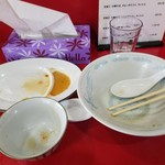 中華そば　まるせい - 完食です♪