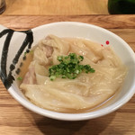 Japanese Soba Noodles 蔦 - 「皿ワンタン」350円