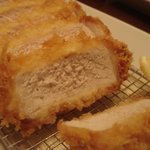 フリッツ - フリッツ特撰豚 厚切りロースカツ断面