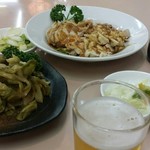 中国料理 黄鶴楼 - ザーサイとバンバン