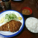 とんかつのしげみつ - シソチーズかつ定食