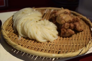 山下本気うどん - 鳥天ざるうどん780円