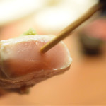 ヒヨク之トリ - ささみ。超レアな断面