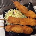 魚菊 - マグロの串かつ