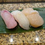 立喰寿司函太郎 - めばる、ひらめ、ホタテ