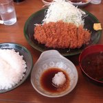 むさしや 芝大門店 - 極上ロース定食