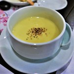 一僖 - 春キャベツと新玉葱のポタージュ（650円）