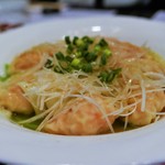 一僖 - プリプリゆでエビワンタンホンコンソース（950円）