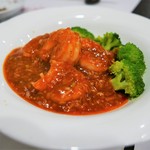 一僖 - 天然大海老のチリソース（2000円）