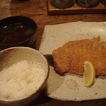 塩梅 - 特上ロース定食（2009年9月）