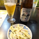 Tori Dokoro Juuhachiban - 瓶ビールとお通し