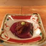 鮓職人 秦野よしき - カツオとバルサミコ漬け玉ねぎ