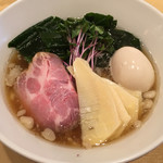 饗 くろ喜 - 醤油わかめそば（1,200円）※季節の限定 2017.3