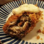 塩梅 - カキフライ断面（2010年1月）