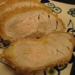 喝 - 特ヒレかつ断面(2009年12月)